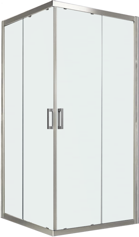 Душевой уголок Vegas Glass ZA Protec 70 04 10 профиль никель, стекло сатин