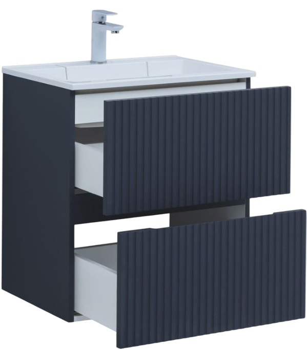 Тумба под раковину без столешницы Aquanet Джейн 60 подвесная, маренго