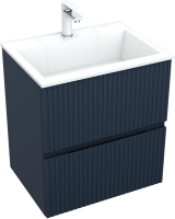 Тумба под раковину без столешницы Aquanet Джейн 60 подвесная, маренго