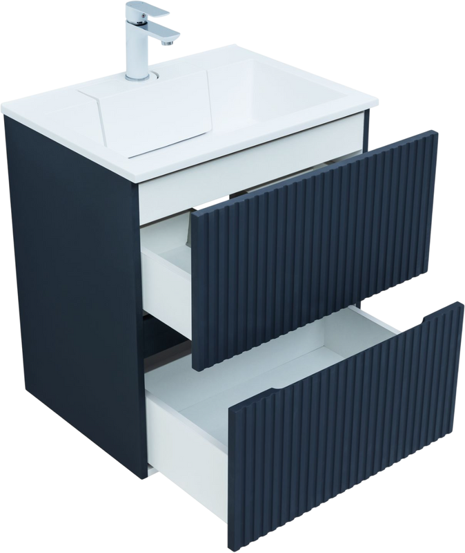 Тумба под раковину без столешницы Aquanet Джейн 60 подвесная, маренго