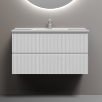 Тумба под раковину Sancos подвесная Snob R 90 Bianco SNR90W Тумба под раковину Sancos подвесная Snob R 90 Bianco SNR90W