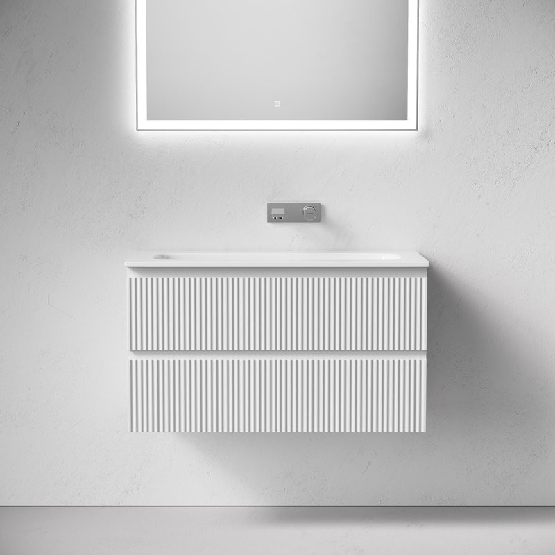 Тумба под раковину Sancos подвесная Snob R 90 Bianco SNR90W