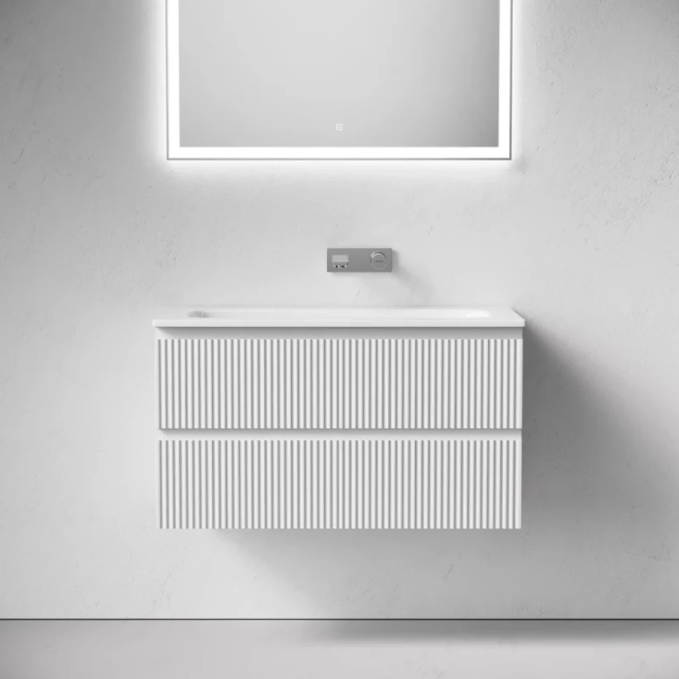 Тумба под раковину Sancos подвесная Snob R 90 Bianco SNR90W