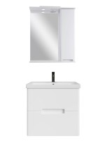 Мебель для ванной комнаты SanStar Ориана 60 подвесная, раковина Cersanit Moduo 60