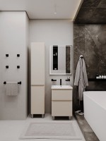 Тумба напольная SanStar Riana 50 Без раковины для ванной комнаты, cappuccino