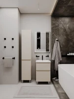 Тумба напольная SanStar Riana 50 Без раковины для ванной комнаты, cappuccino