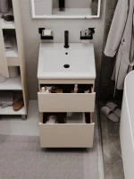 Тумба напольная SanStar Riana 50 Без раковины для ванной комнаты, cappuccino