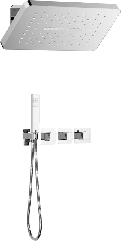 Душевой комплект Timo Petruma SX-5249/00SM С ВНУТРЕННЕЙ ЧАСТЬЮ, с термостатом, хром