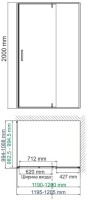 Душевой уголок Wasserkraft Neime 19P 10