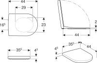 Комплект Унитаз подвесной Geberit iCon + Крышка Slim 500.670.01.1 + Крепления Duofix 111.815.00.1 к стене + Звукоизоляция + Инсталляция UP 320 111.300.00.5 + Кнопка Sigma 20 115.882.11.1 белая