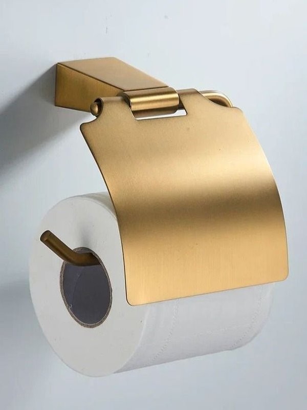 Держатель для туалетной бумаги Shevanik SG5705G, золотой сатин