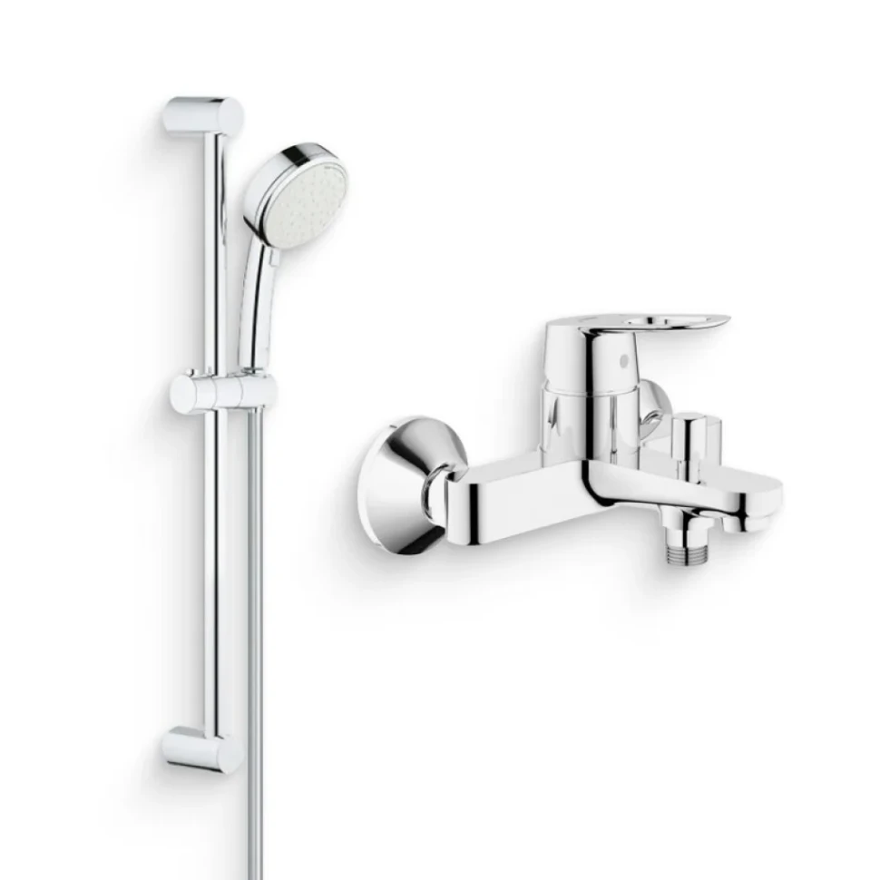 Душевой комплект Смеситель Grohe BauLoop 23341000 + Гарнитур Tempesta Cosmopolitan 27578002