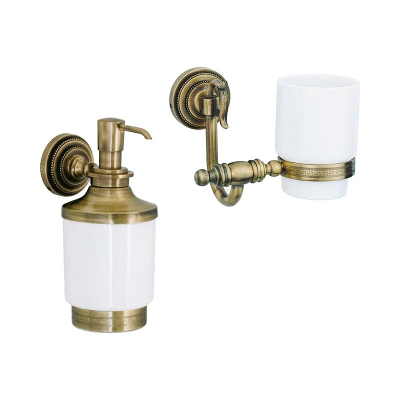 Набор Стакан Boheme Medici 10604 + Дозатор 10617