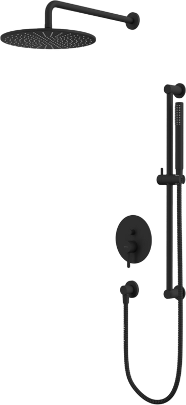 Душевой комплект WHITECROSS Y YSET05BL С ВНУТРЕННЕЙ ЧАСТЬЮ, черный