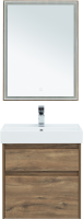 Мебель для ванной комнаты Aquanet Nova Lite 60 дуб рустикальный, 2 ящика