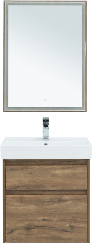 Мебель для ванной комнаты Aquanet Nova Lite 60 дуб рустикальный, 2 ящика