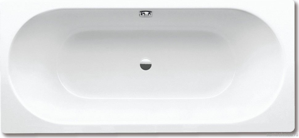 Стальная ванна Kaldewei Classic Duo 110 180x80 см, пристенная, на ножках, с самоочищающимся покрытием