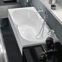 Стальная ванна Kaldewei Classic Duo 110 180x80 см, пристенная, на ножках, с самоочищающимся покрытием