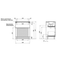 Тумба под раковину Aquanet Алвита New 70 напольная, белый матовый