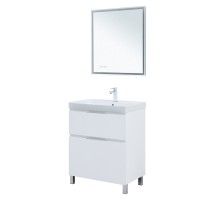 Тумба под раковину Aquanet Алвита New 70 напольная, белый матовый