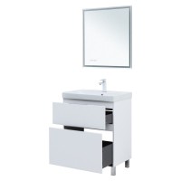 Тумба под раковину Aquanet Алвита New 70 напольная, белый матовый