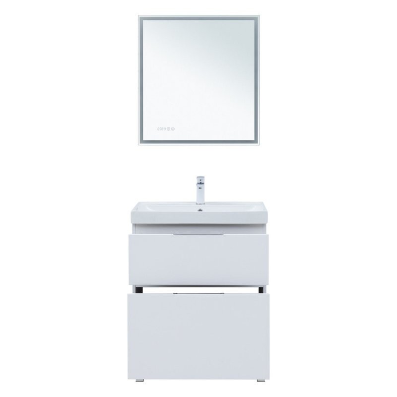 Тумба под раковину Aquanet Алвита New 70 напольная, белый матовый