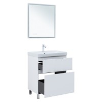 Тумба под раковину Aquanet Алвита New 70 напольная, белый матовый