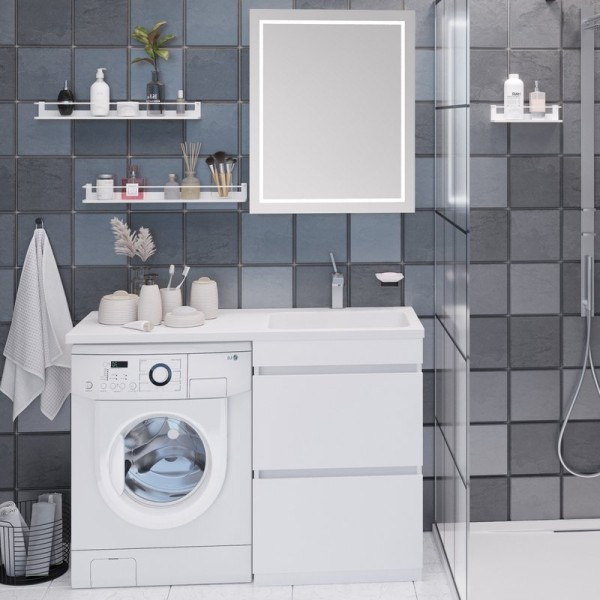 Мебель для ванной комнаты Emmy Джерси 120 R, под стиральную машину