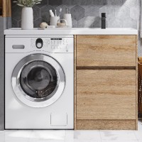 Тумба с раковиной AQUATON Лондри 60 R, дуб сантана