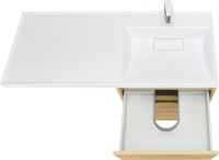 Тумба с раковиной AQUATON Лондри 60 R, дуб сантана