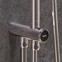 Душевой комплект Смеситель Damixa Scandinavian Pure 361000000 + Стойка 936000000