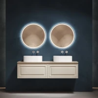 Мебель для ванной комнаты Sancos Very 160 beige soft, столешница бежевая TT160A2, раковина CN6052