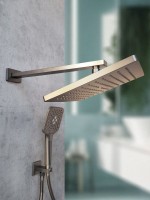 Душевой комплект AltroBagno Lamberto AltroBagnoLamberto040411GM С ВНУТРЕННЕЙ ЧАСТЬЮ, оружейная сталь