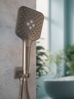 Душевой комплект AltroBagno Lamberto AltroBagnoLamberto040411GM С ВНУТРЕННЕЙ ЧАСТЬЮ, оружейная сталь