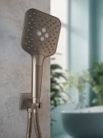 Душевой комплект AltroBagno Lamberto AltroBagnoLamberto040411GM С ВНУТРЕННЕЙ ЧАСТЬЮ, оружейная сталь