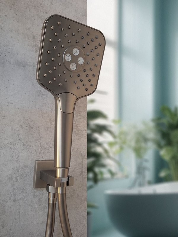 Душевой комплект AltroBagno Lamberto AltroBagnoLamberto040411GM С ВНУТРЕННЕЙ ЧАСТЬЮ, оружейная сталь