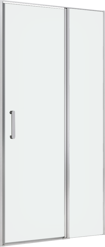 Душевая дверь в нишу Abber Sonnenstrand AG04120S 120 см, профиль хром, стекло прозрачное