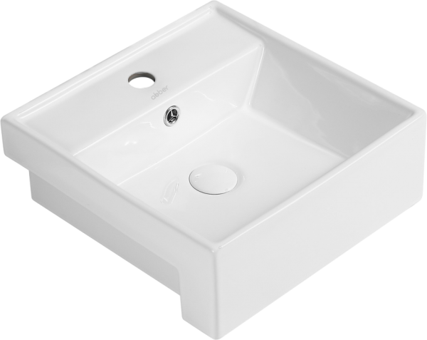 Накладная раковина Abber Rechteck AC2208 белая