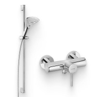 Душевой комплект Смеситель для душа Kludi Bozz 388310576, хром + Гарнитур Fizz 3S 6774005-00
