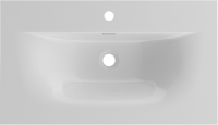 Мебельная раковина BelBagno BB-8099-80 глянцевая белая