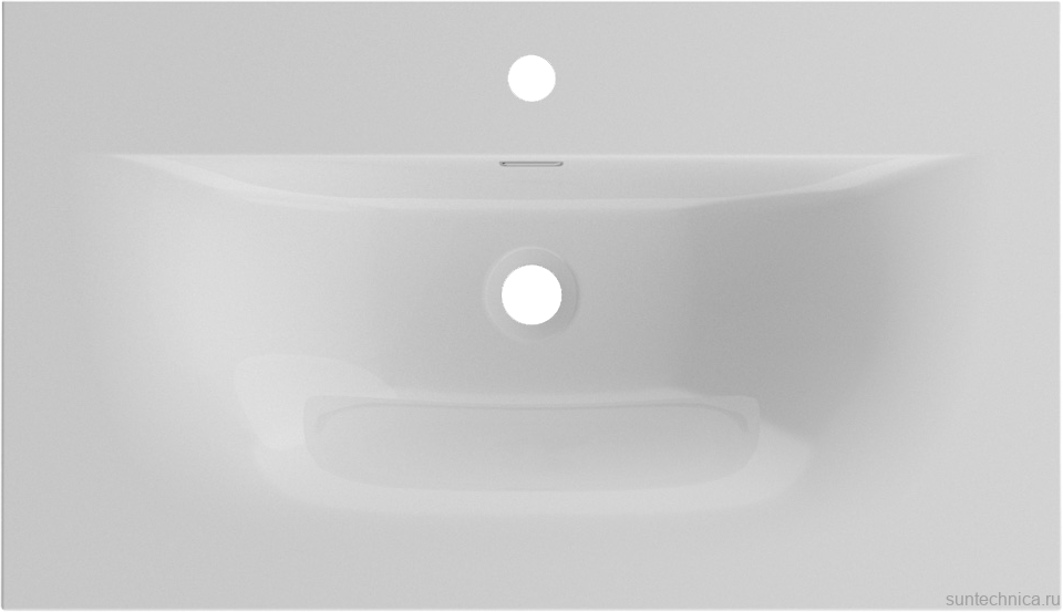 Мебельная раковина BelBagno BB-8099-80 глянцевая белая