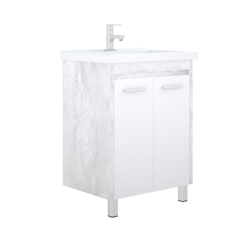 Тумба с раковиной Corozo Лорена 60 напольная, пайн