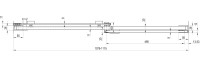 Душевая дверь в нишу Ravak Matrix MSD2-110 R Transparent, профиль хром
