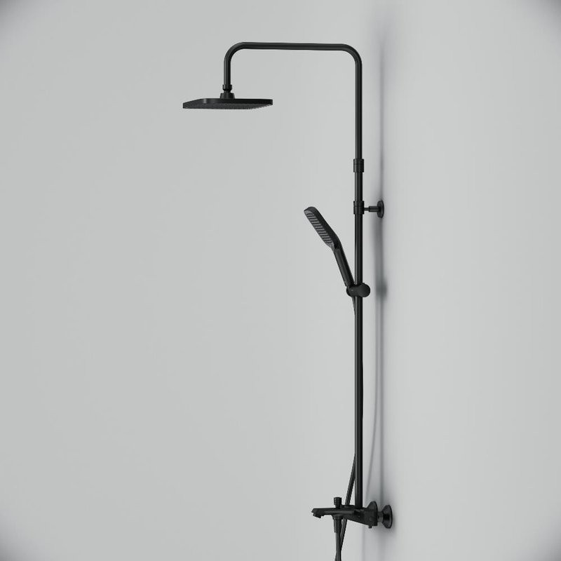 Душевая стойка AM.PM Func F078F522 с термостатом, черная