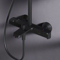 Душевая стойка AM.PM Func F078F522 с термостатом, черная