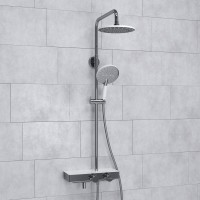 Душевая стойка Wasserkraft Aller A113.067.059.CH Thermo с термостатом, хром