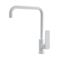 Смеситель для кухни Wonzon & Woghand WW-L1006-MW матовый белый