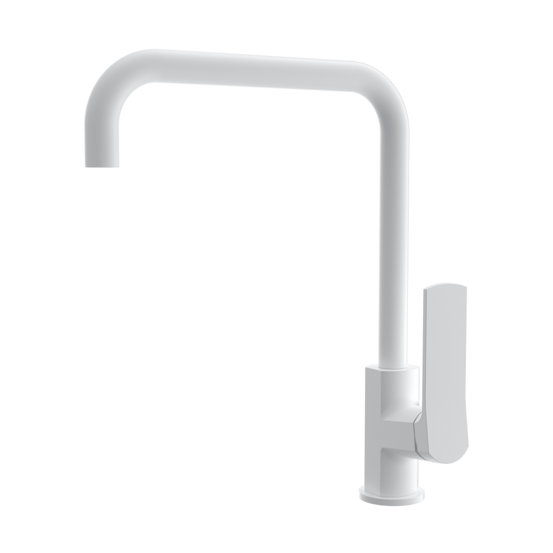 Смеситель для кухни Wonzon & Woghand WW-L1006-MW матовый белый