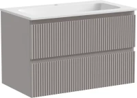 Тумба с раковиной Sancos Snob R 80 см, doha soft
