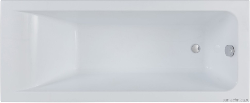 Акриловая ванна Aquanet Bright 267835 170x70 см, пристенная, белая, с каркасом